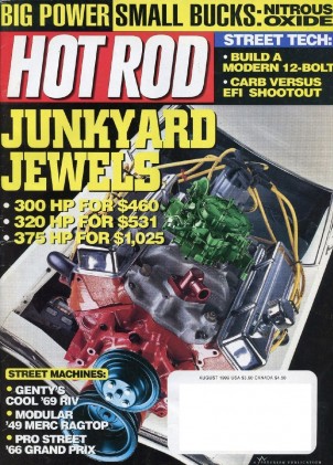 HOT ROD 1999 AUG - HEMI WILLYS, GTP, STEEDA, VFI-EFI